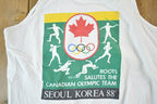Vintage 1988 Roots Olympics Seoul Korea Graphic Tank Top