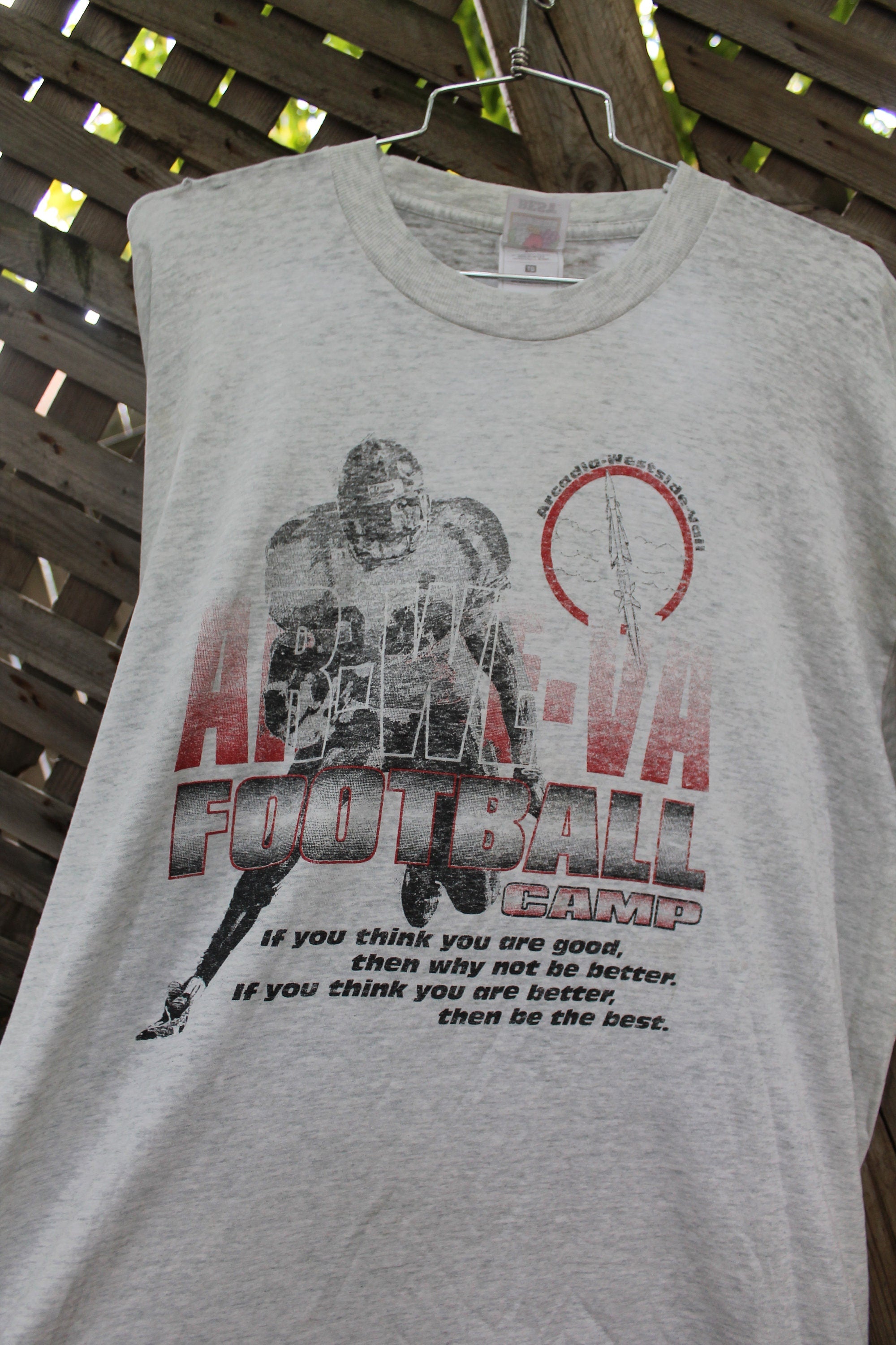 Vintage 1990s AR-WE-Va Football Camp T Shirt