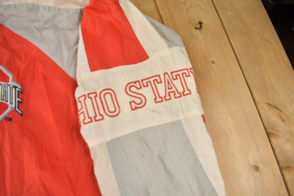 Vintage 1990s Ohio State University Buckeyes Collegiate Windbreaker