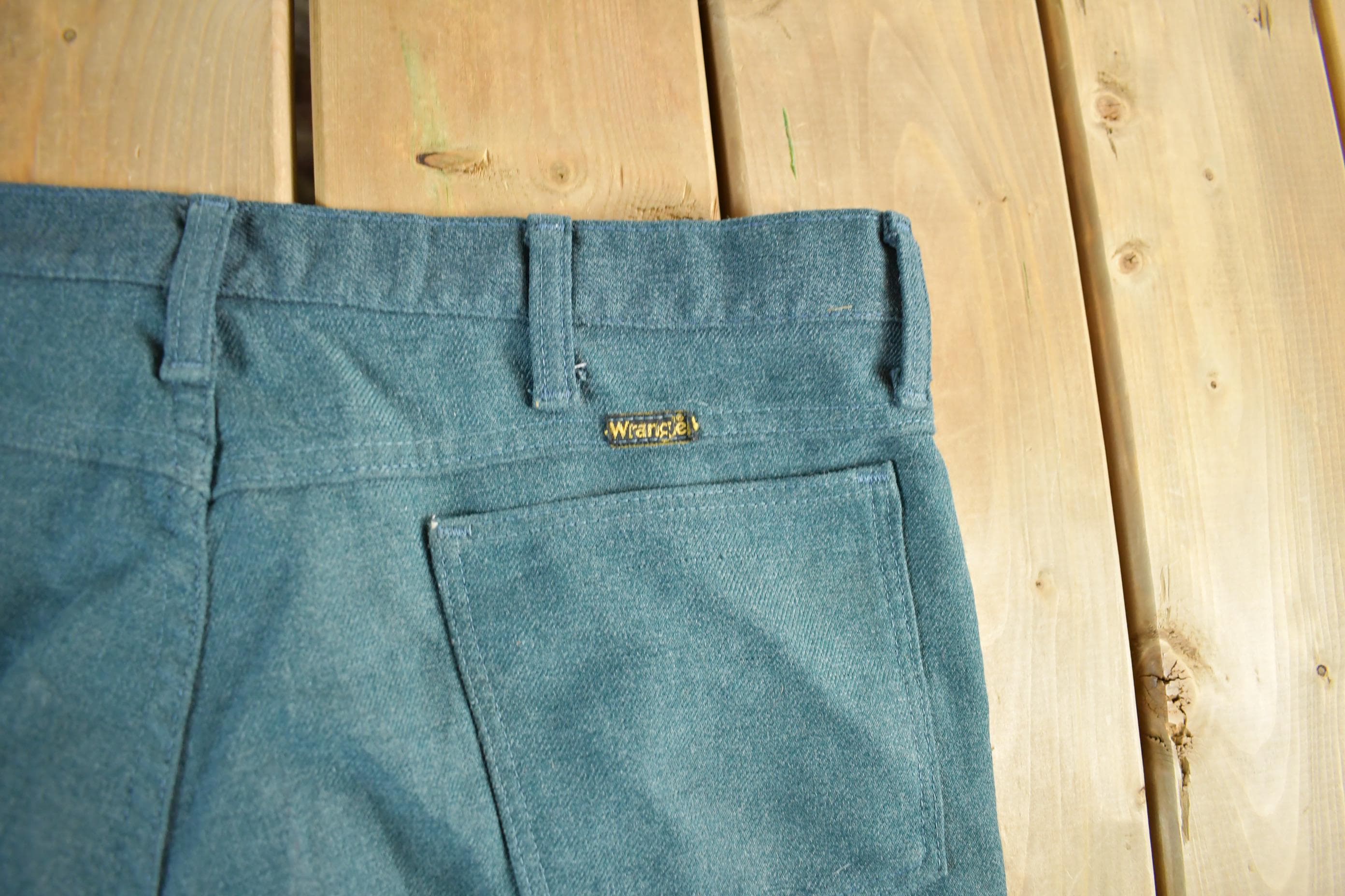 Vintage 1980s Wrangler Rancher Denim Jeans Adult 34 x 29