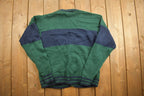Vintage 1990s Hunting Horn Cardigan Sweater