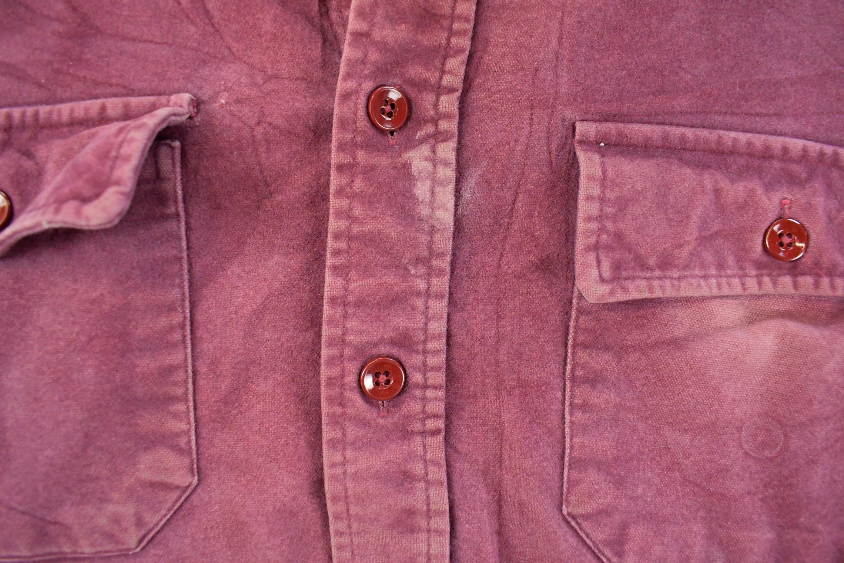 Vintage 1990s L.L. Bean Chamois Cloth Button Up Shirt Men's L