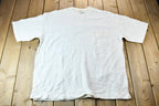 Vintage 1990s Polo Jeans Co. Textured Embroidered Logo V-Neck T-Shirt
