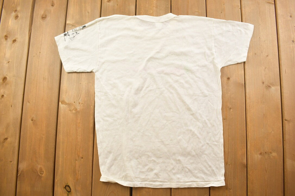 Vintage 1990s 13th Annual Jean Mitchell Memorial Race Graphic T Shirt
