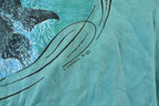 Vintage 1990s Orca Whale Plymouth Massachusetts Souvenir T-Shirt