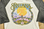 Vintage 1979 Carlos Santana Marathon Tour Raglan Band T-Shirt