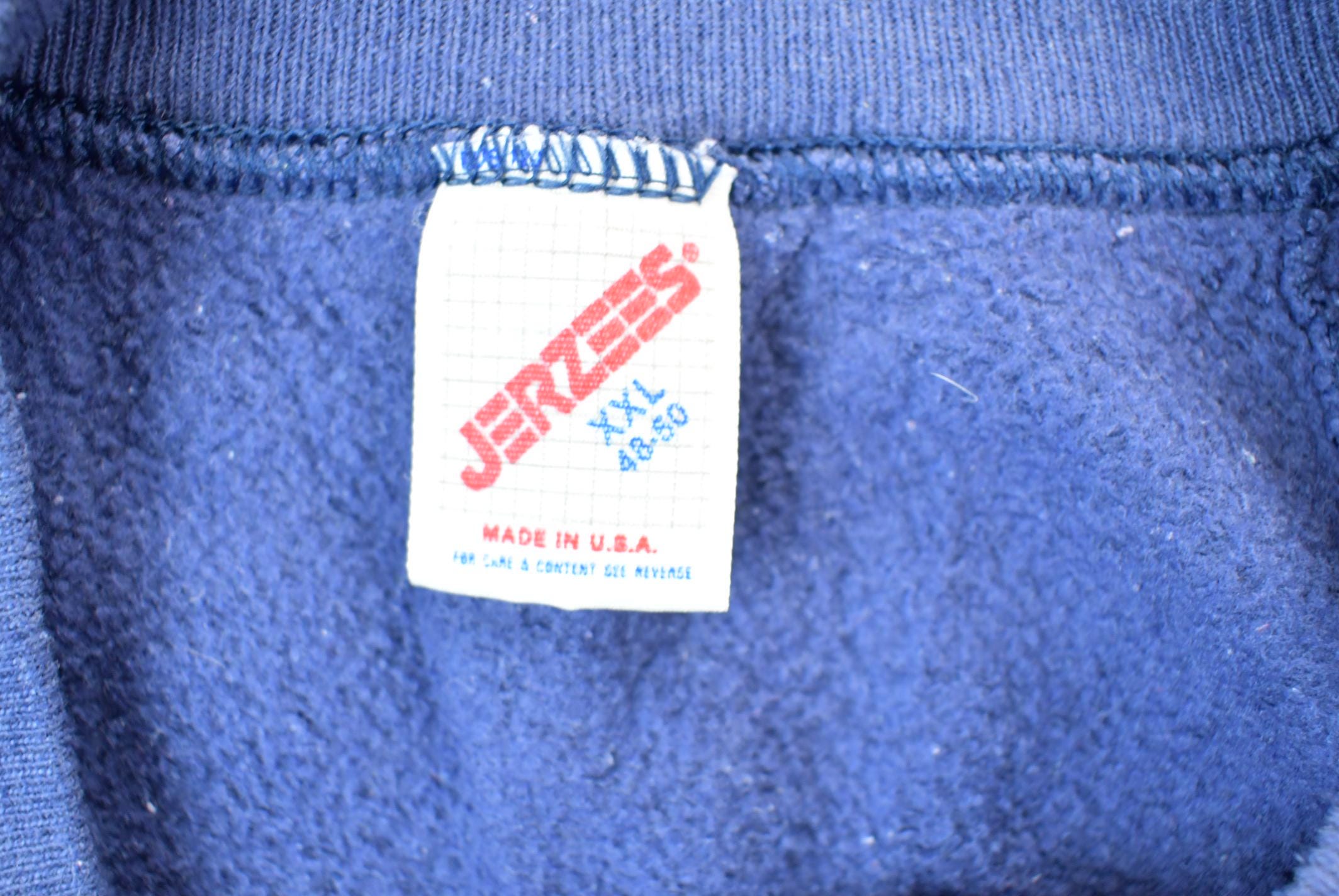 Vintage 1987 White Tail Deer Moon Logo Jerzeez Crewneck