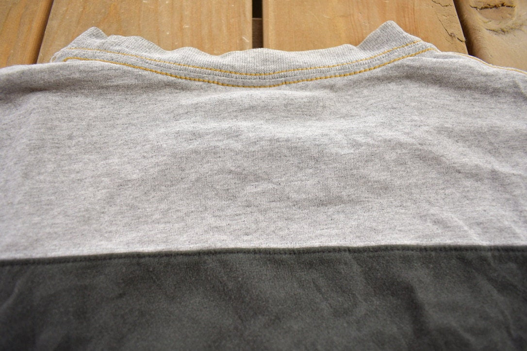 Vintage 1990s Timberland Embroidered Long-Sleeve T-Shirt 90s Crewneck