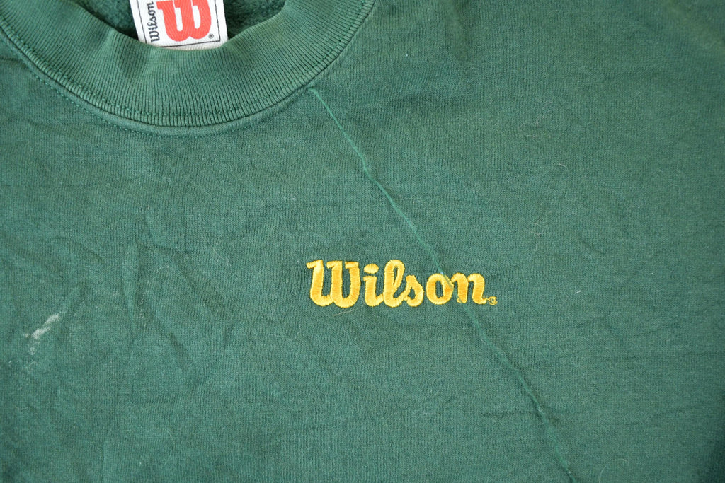 Vintage 1990s Wilson Souvenir Embroidered Crewneck Sweatshirt Made In USA