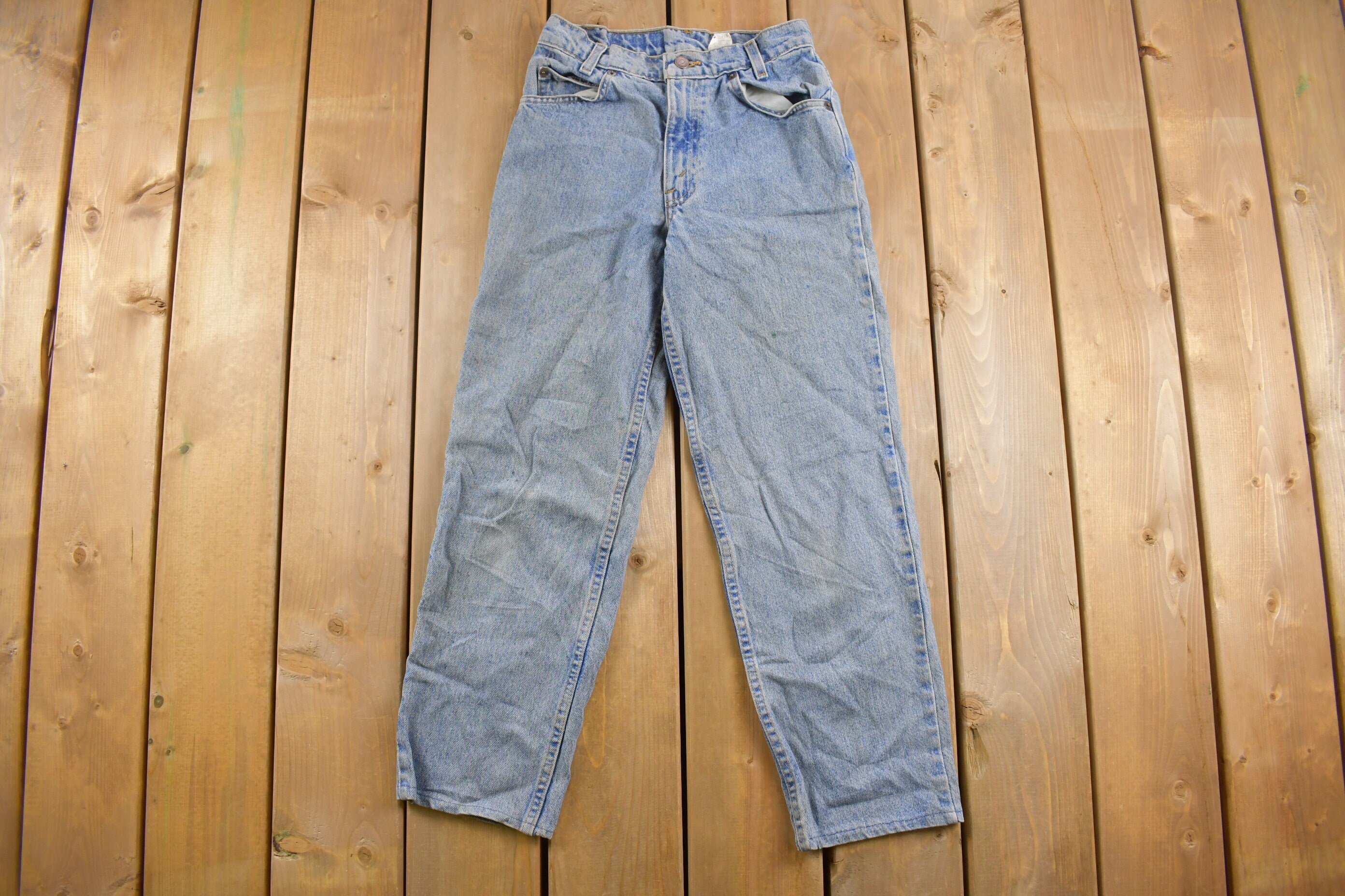 Vintage 1990s Levi's 550 Orange Tab Student Denim Jeans Size 26 x 26