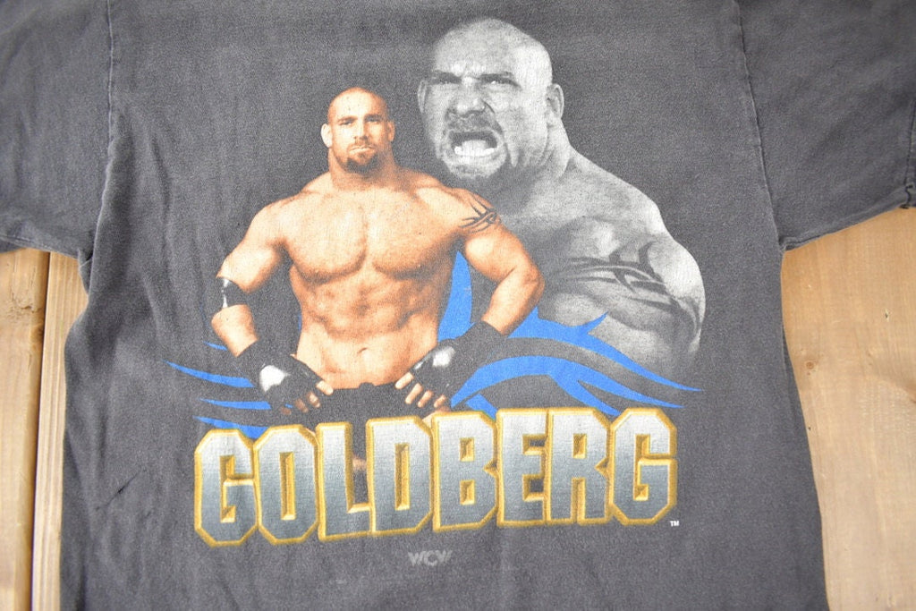 Vintage 2000s Bill Goldberg WCW Wrestling Graphic T Shirt