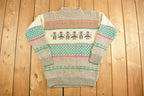 Vintage 1990s Knitted Crewneck Sweater