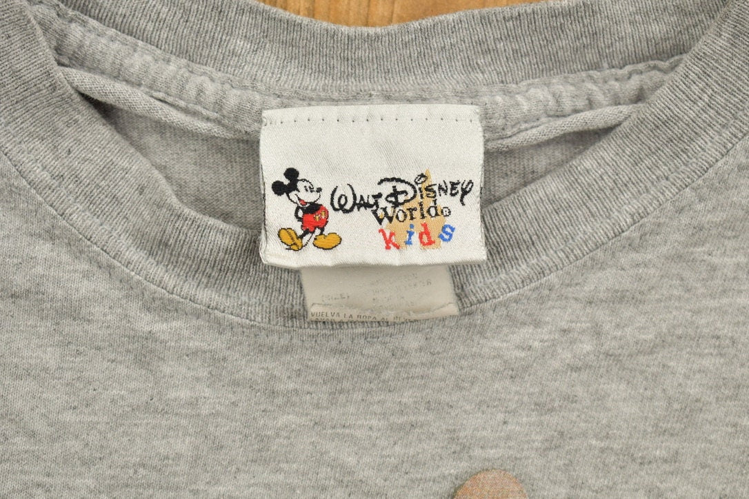 Vintage 1990s Walt Disney World Kids Goofy Graphic T-Shirt