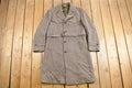 Vintage 1980s Pendleton Full Length Wool Trench Coat