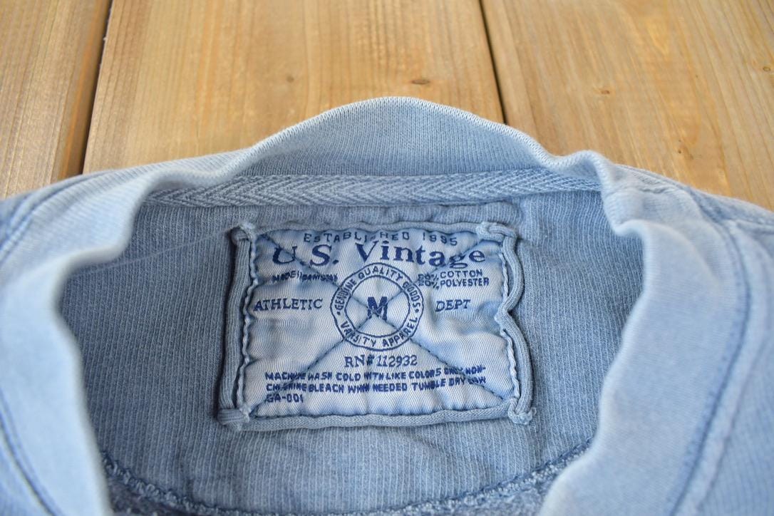 Vintage 1990s U.S Vintage Bethany Beach Delaware Embroidered Souvenir Travel Crewneck Sweatshirt