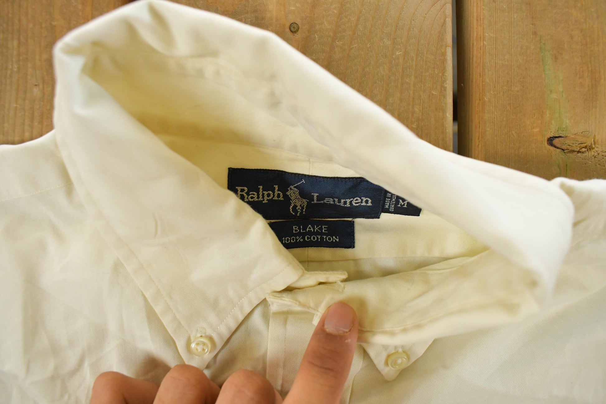 Vintage 1990s Polo Ralph Lauren Button Up Shirt Men's Large