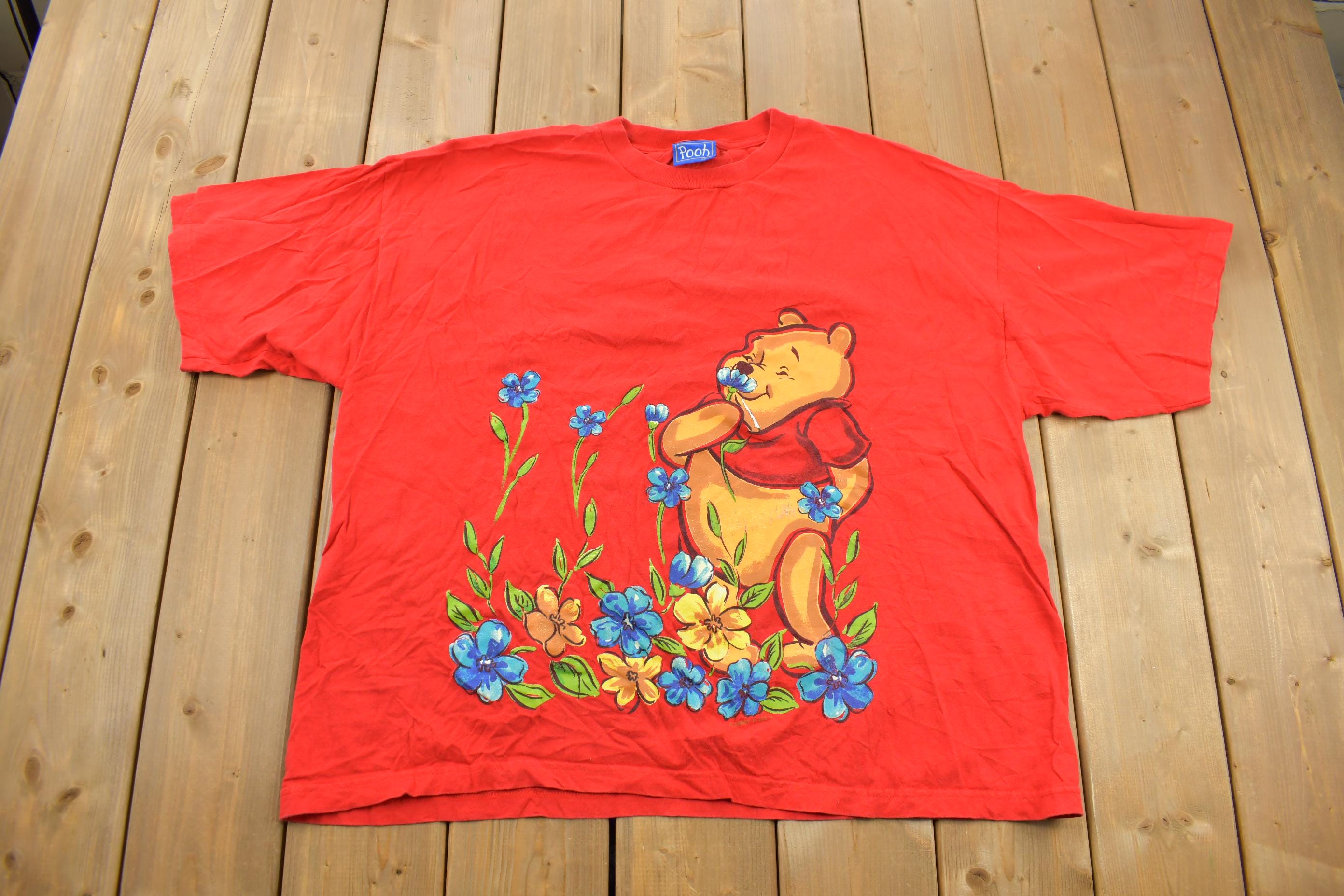 Vintage 1990s Winnie The Pooh Cartoon Promo T-Shirt Vintage Disney