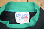 Vintage 1990s Morning Sun Tree Theme Crewneck Sweater
