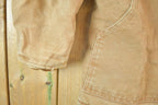 Vintage 1990s Carhartt Perfectly Distressed Collared Jacket Made In USA