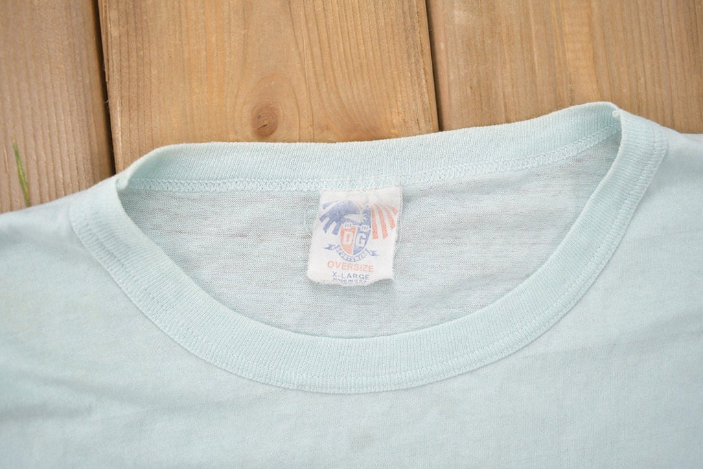 Vintage 1989 Hollywood Beach Graphic Sleeveless T-Shirt