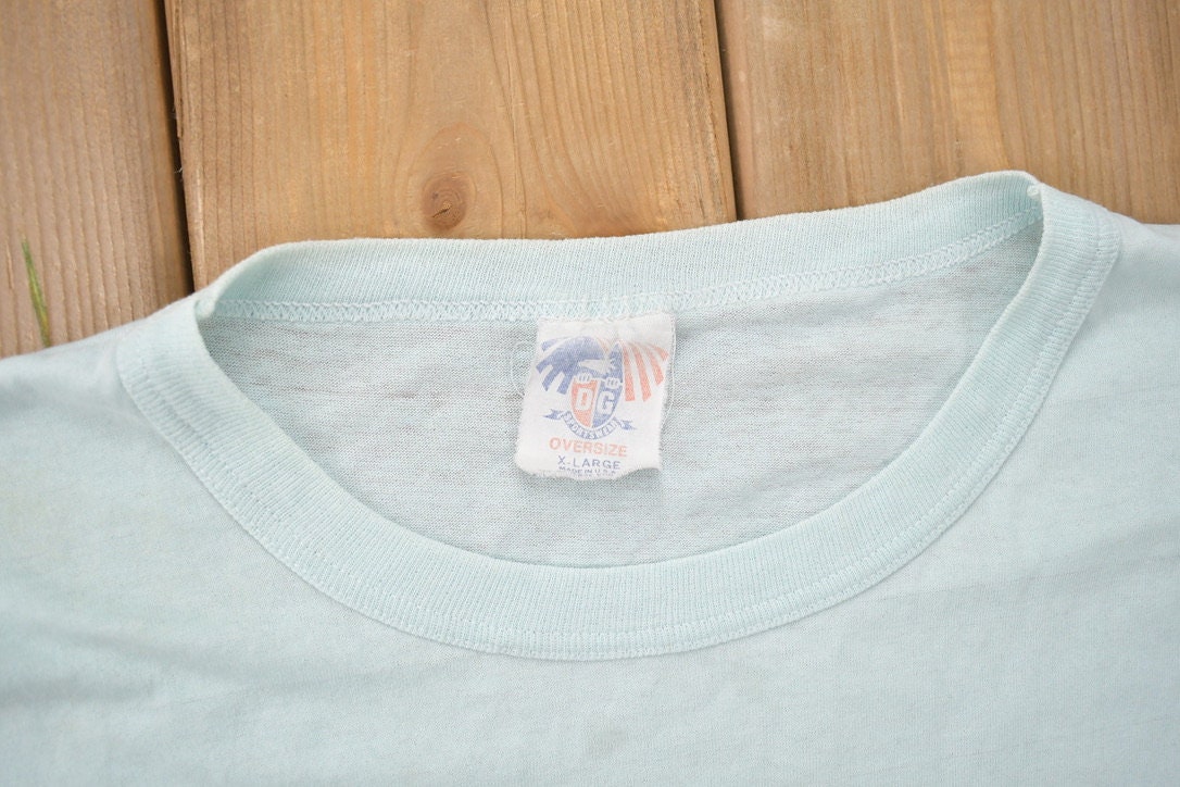 Vintage 1989 Hollywood Beach Graphic Sleeveless T-Shirt