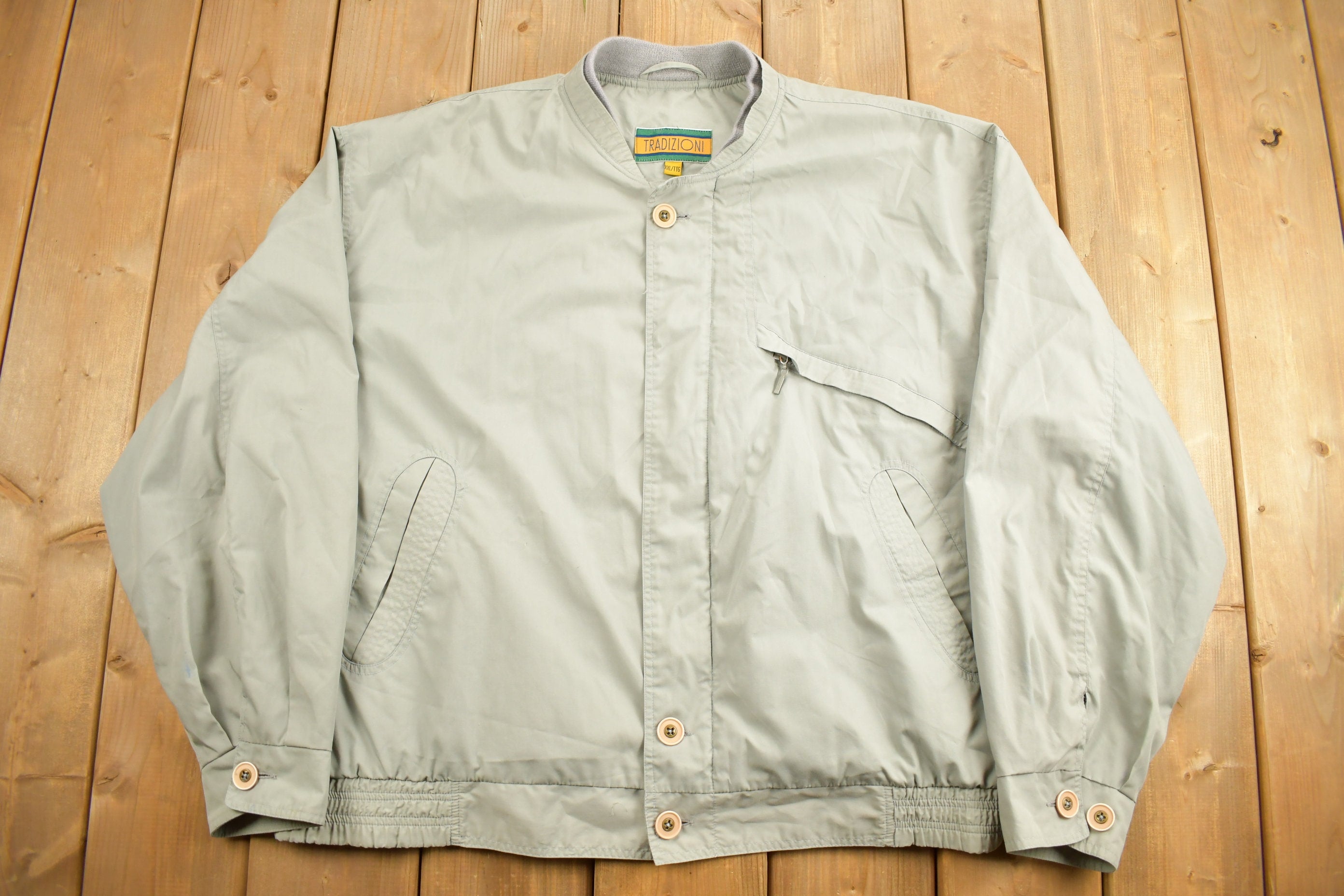 Vintage 1990s Grey Tradizioni Light Jacket