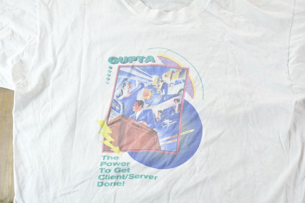 Vintage 1990s Single Stitch Graphic T-Shirt Made In USA