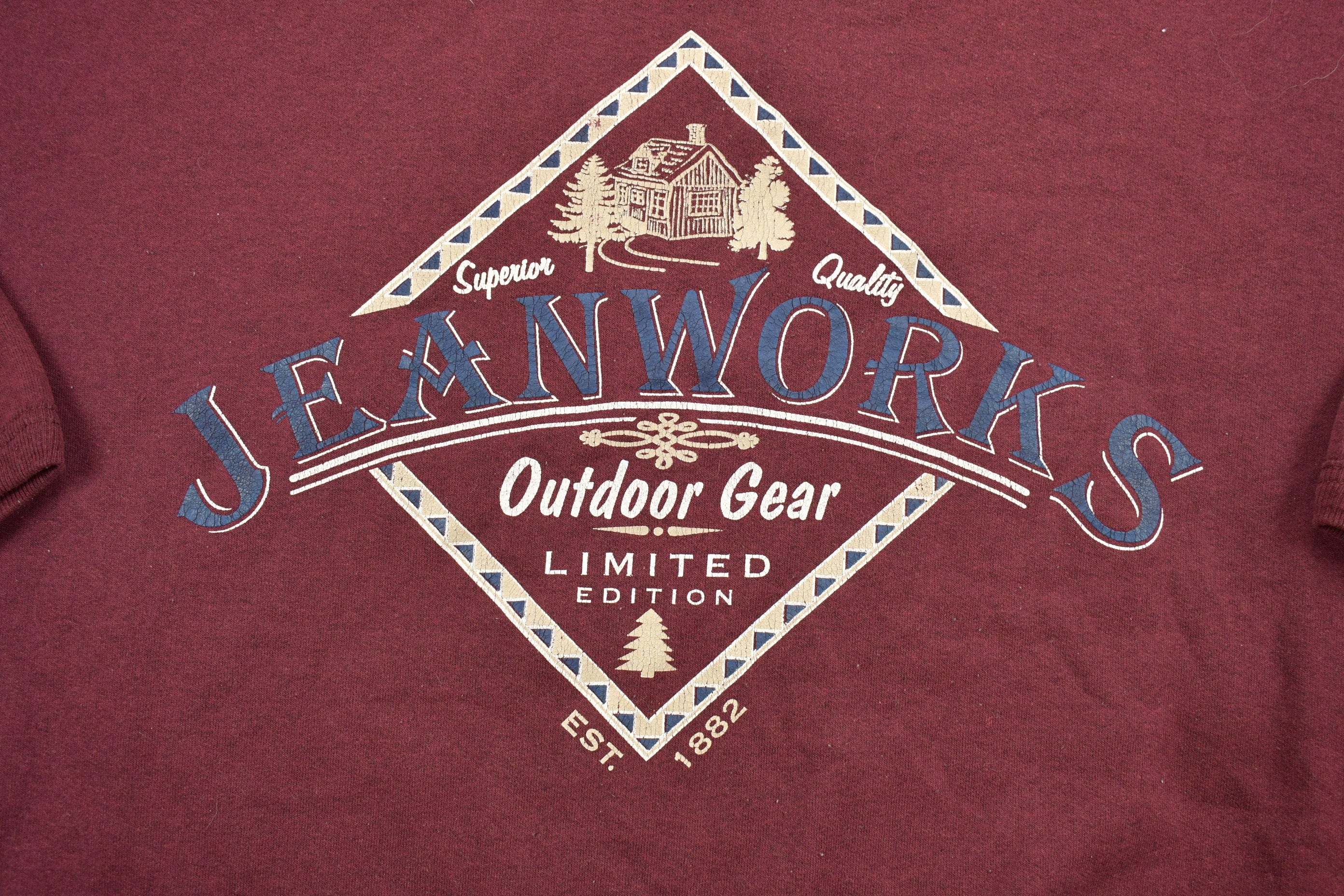 Vintage 1990s Jeanworks Outdoor Gear Crewneck Sweatshirt