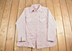 Vintage 1970s Lady Queen Wool Button Up Shirt