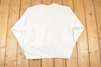 Vintage 1990s Wisconsin Embroidered University Crewneck Sweater Mens L