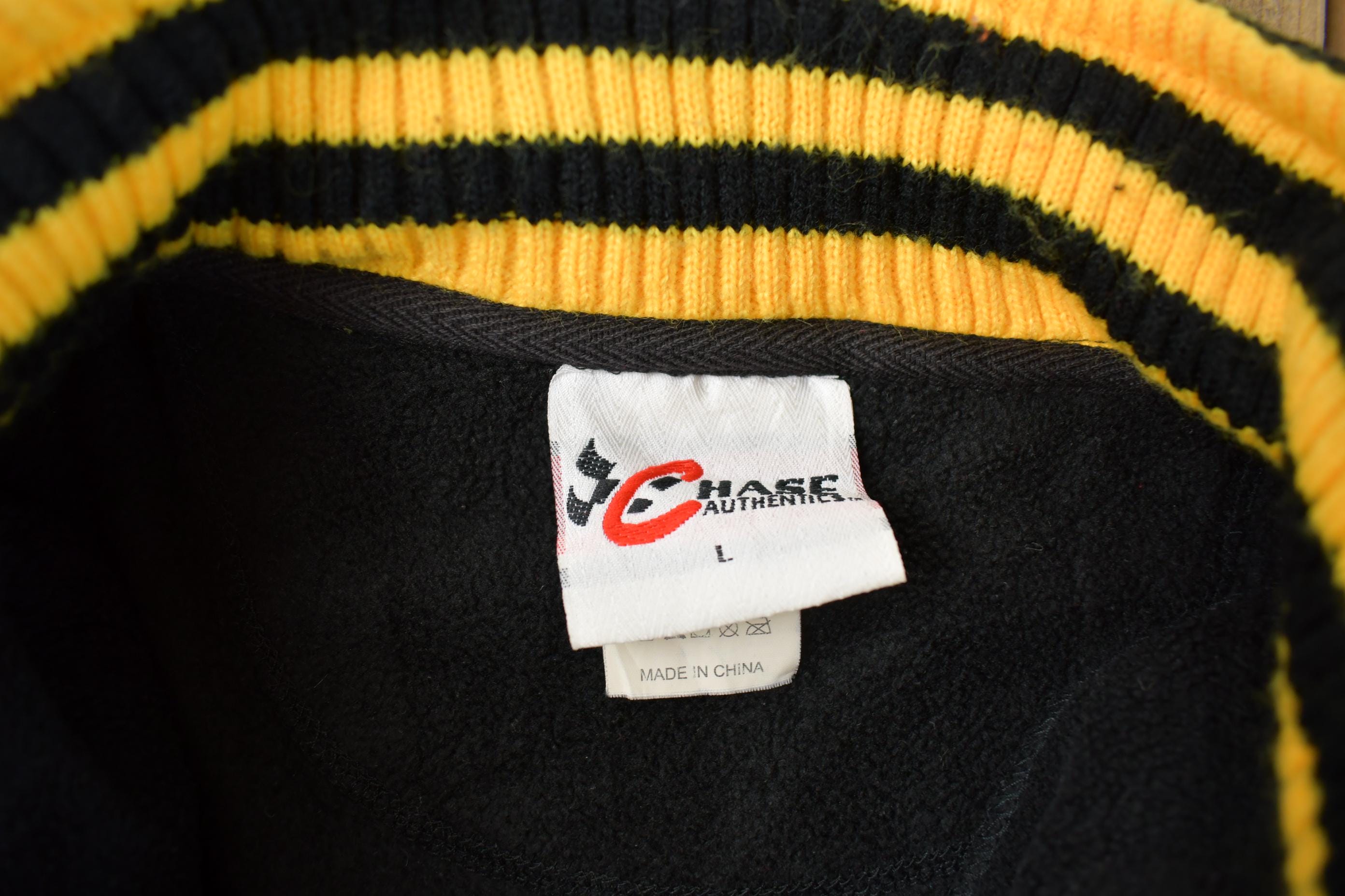 Vintage 1990s Nascar Dale Jarrett Embroidered Fleece Sweater