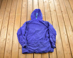 Vintage 1990s Patagonia Blue Windbreaker Rain Jacket / Outdoorsman / Vintage Patagonia / Streetwear / Patagonia Jacket / Rain Jacket