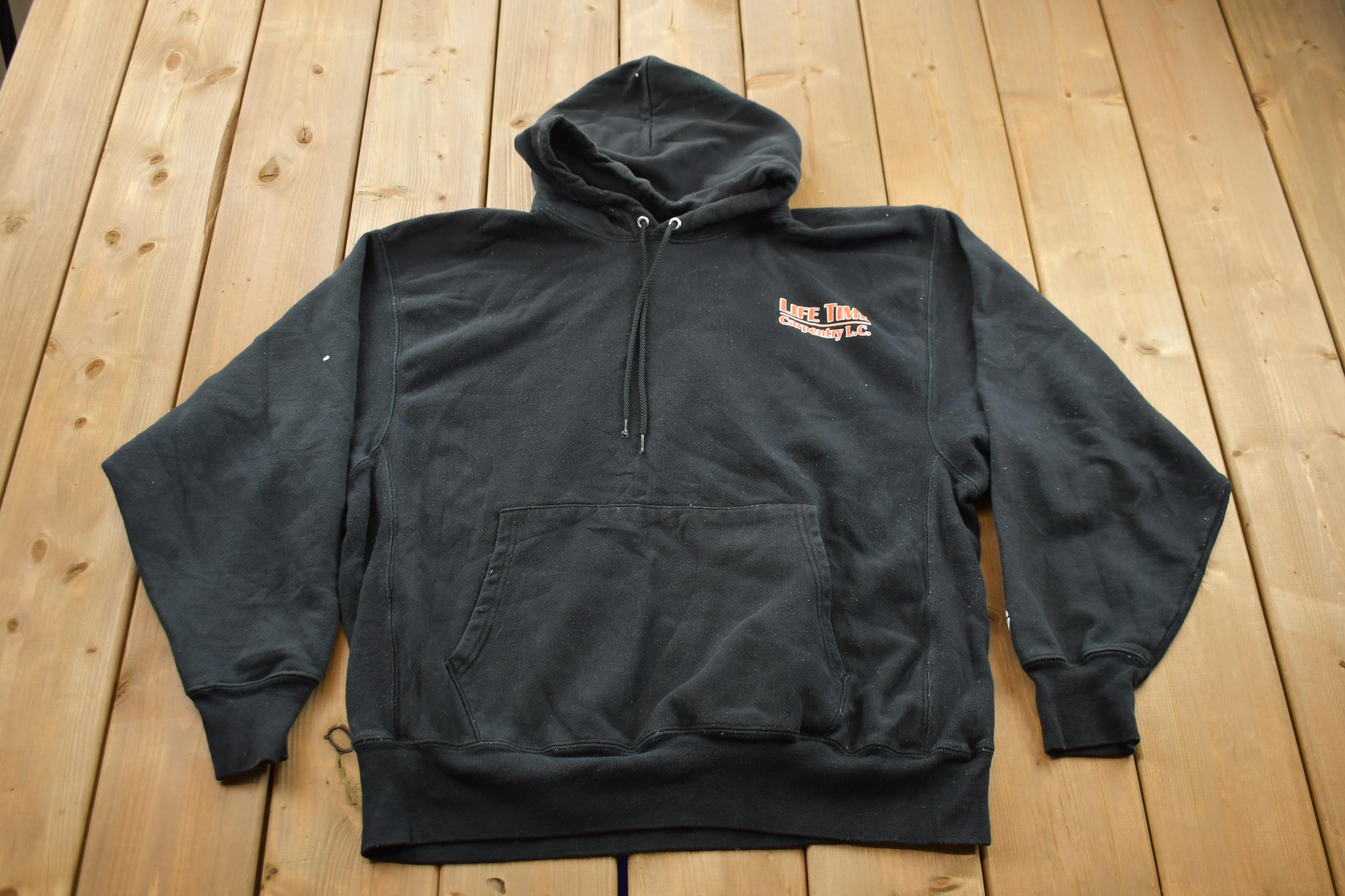 Vintage 1990s Champion Carpentry Hoodie