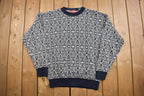 Vintage 1980s Stone Haven Knitted Crewneck Sweater