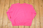 Vintage 1990s Hummingbird Floral Graphic Print Crewneck Sweatshirt Womens L