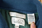 Vintage 1990s Arnold Palmer Striped Button Up Sweatshirt Made In USA