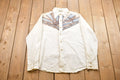 Vintage 1960s Stained Glass Button Up Shirt