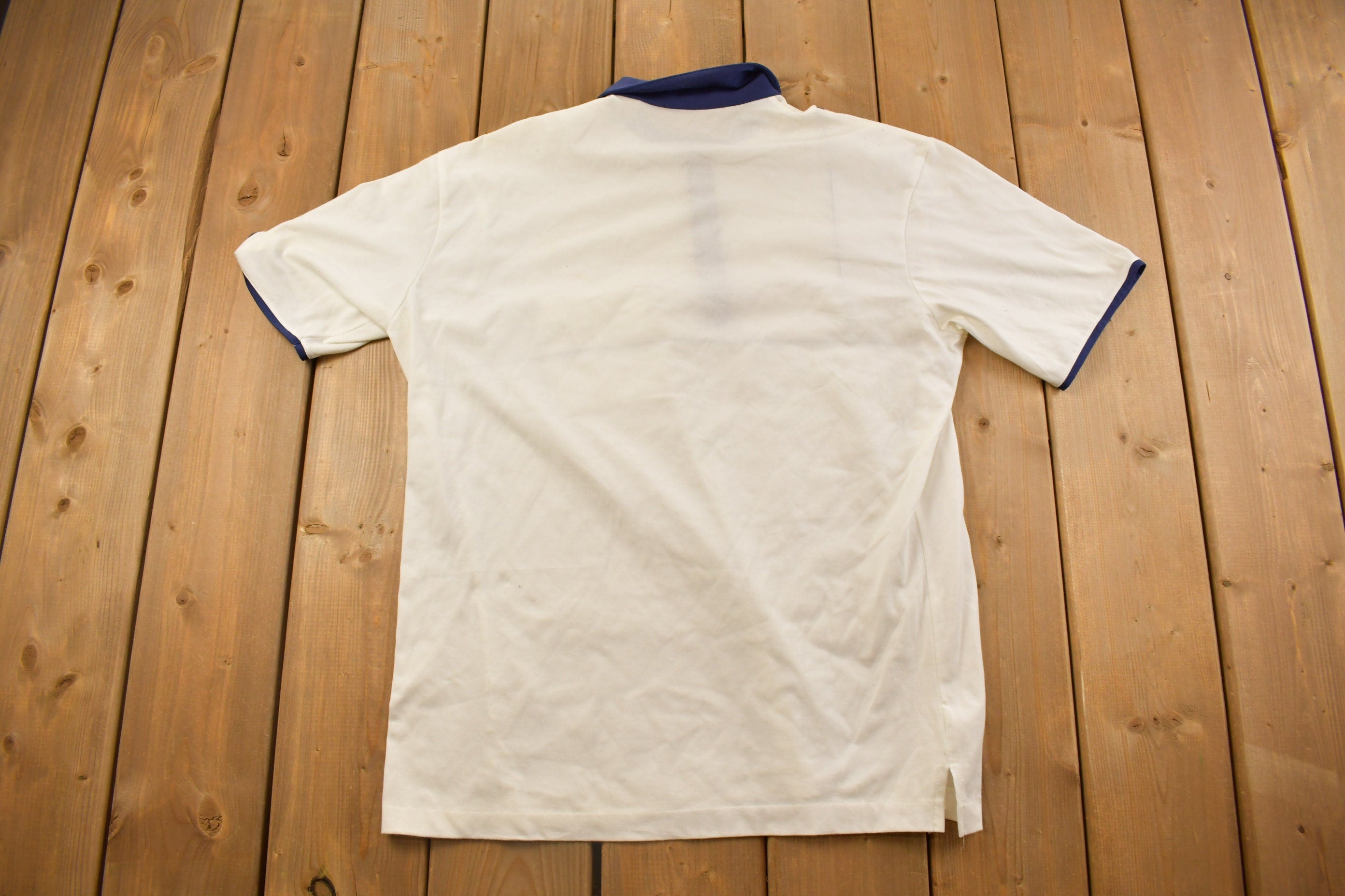 Vintage 1990s D'Avila Lines Graphic Collard T Shirt