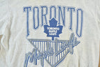 Vintage 1991 Toronto Maple Leafs Double Collar NHL Graphic T-Shirt