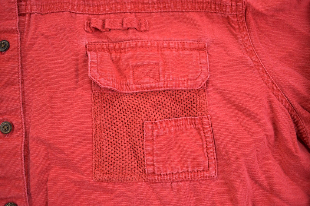 Vintage 1990s Lauren Ralph Lauren Fishing Style Button Up Shirt - XL