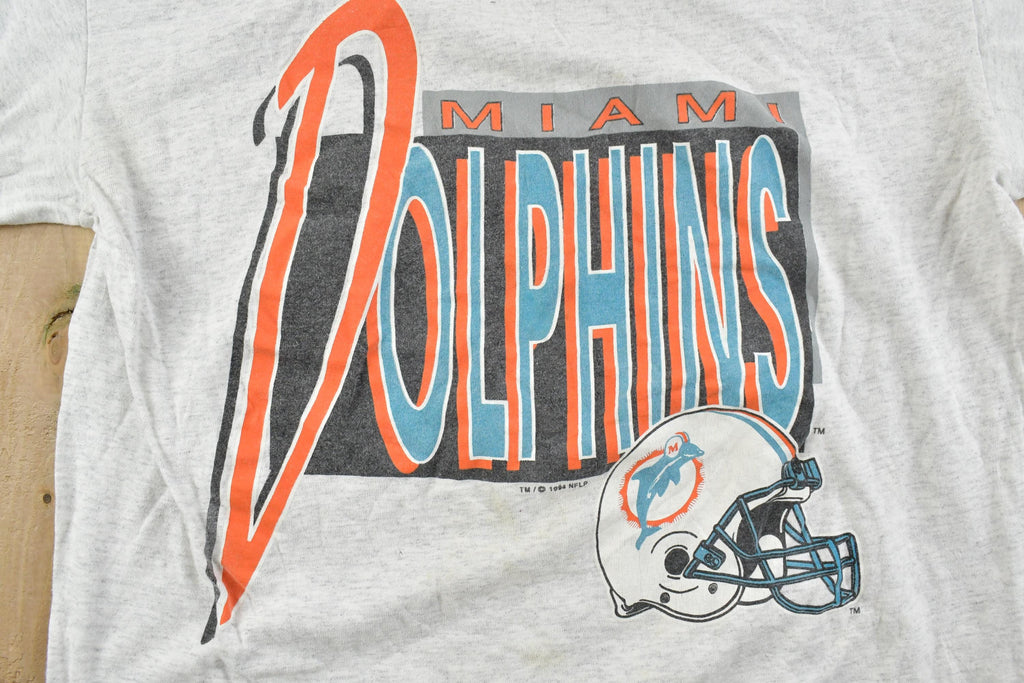 Vintage 1994 Miami Dolphins Salem Double Collar NFL Graphic T-Shirt