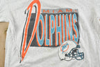 Vintage 1994 Miami Dolphins Salem Double Collar NFL Graphic T-Shirt