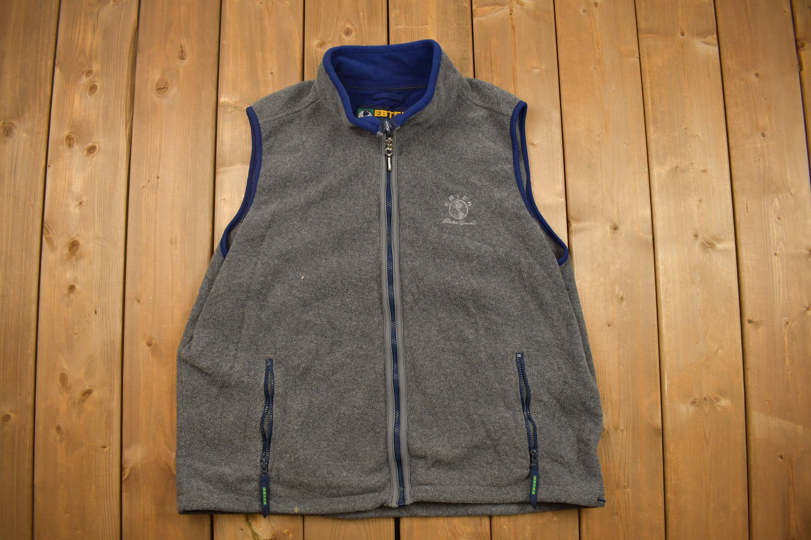Vintage 1990s Eddie Bauer EBTEK Fleece Sweater Vest