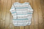 Vintage 1990s Braemar Workable casuals Knit Crewneck Sweater /