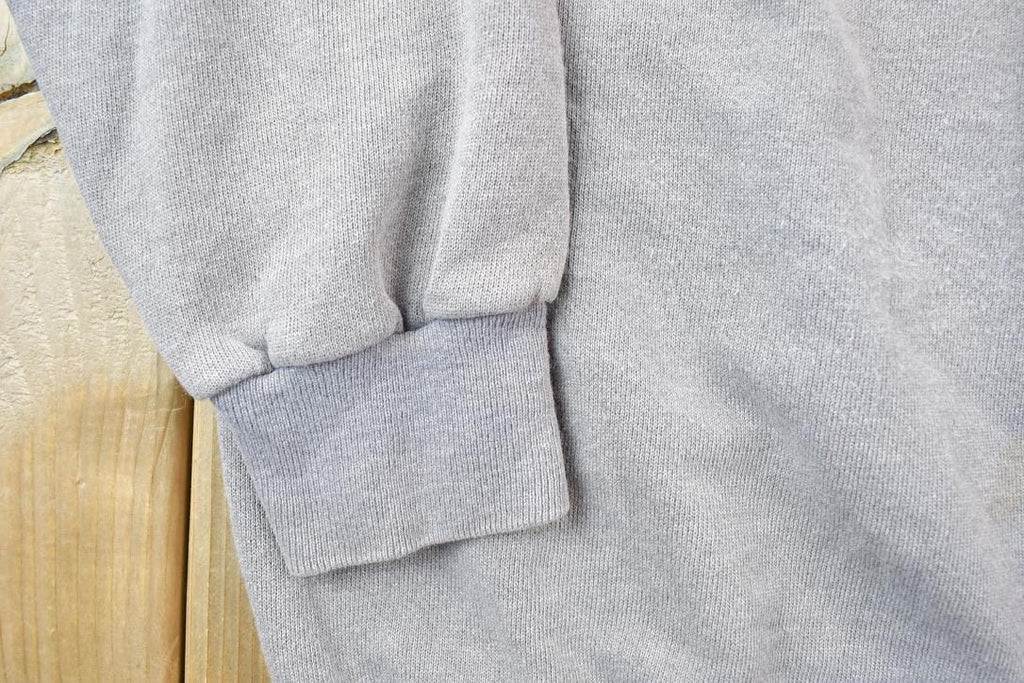 Vintage 1990s Blank Gray Crewneck Sweatshirt