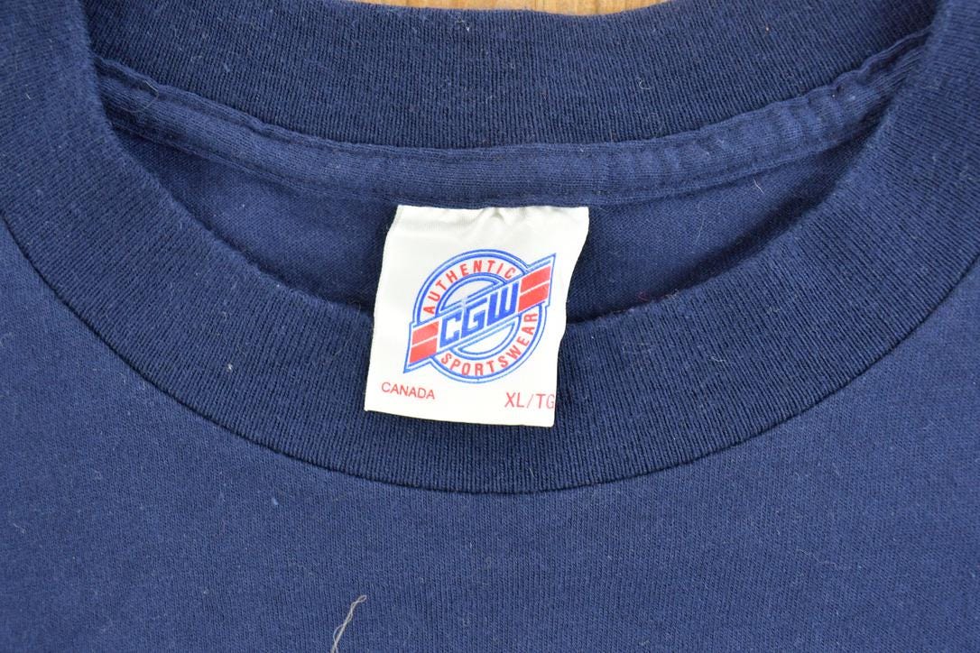 Vintage 1993 Toronto Maple Leafs Stanley's Coming To Town Graphic T-Shirt