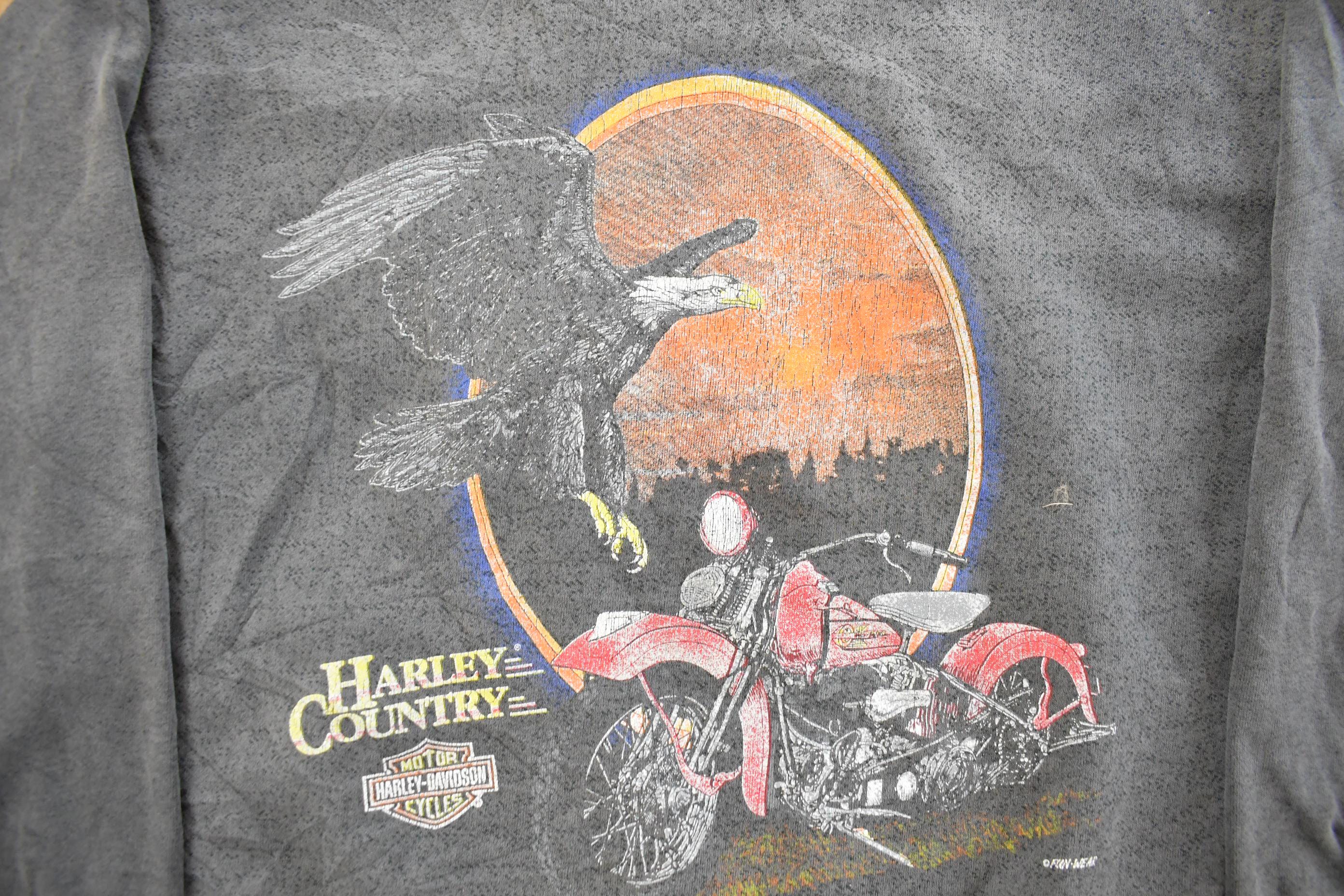 Vintage 1990s Harley Davidson Crewneck Sweatshirt Men's XL
