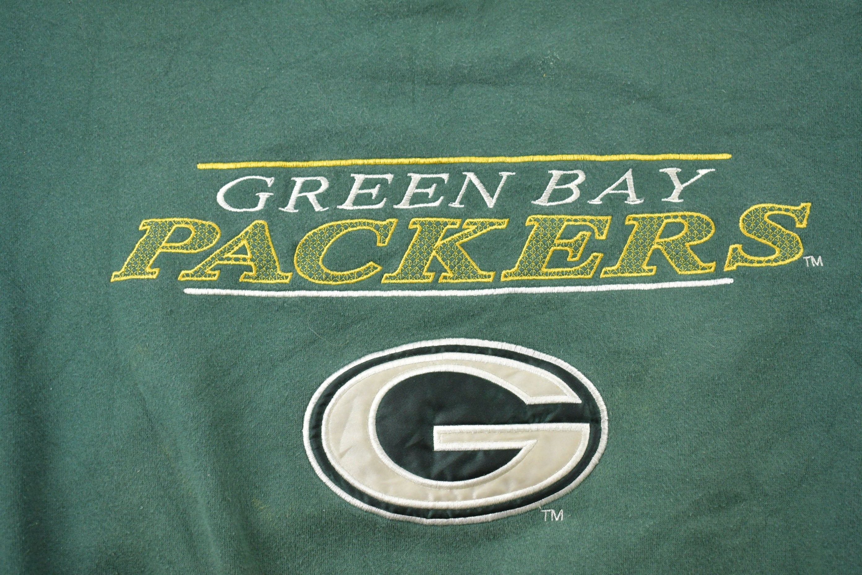 Vintage 1990s Starter Green Bay Packers NFL Embroidered Crewneck Sweatshirt