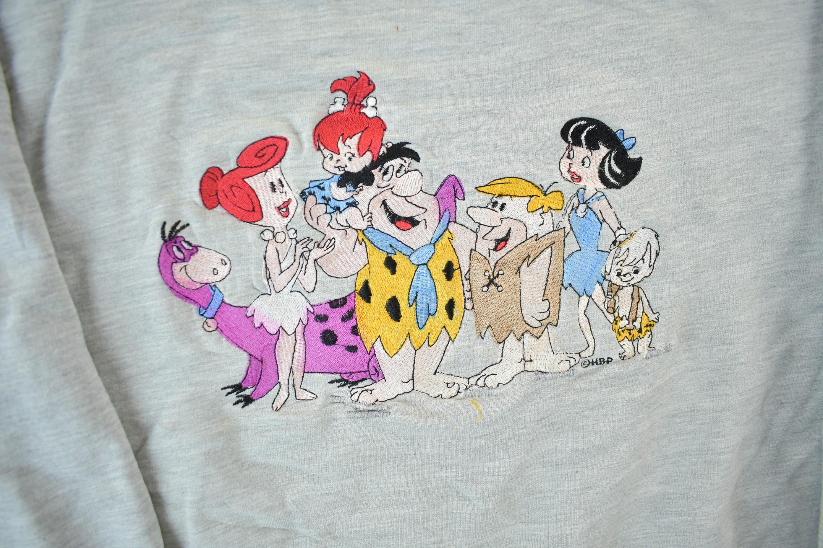 Vintage 1990s Flintstones Universal Studios Crewneck Sweatshirt