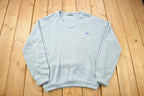 Vintage 1990s Izod Lacoste Wool Knit V-Neck Sweater